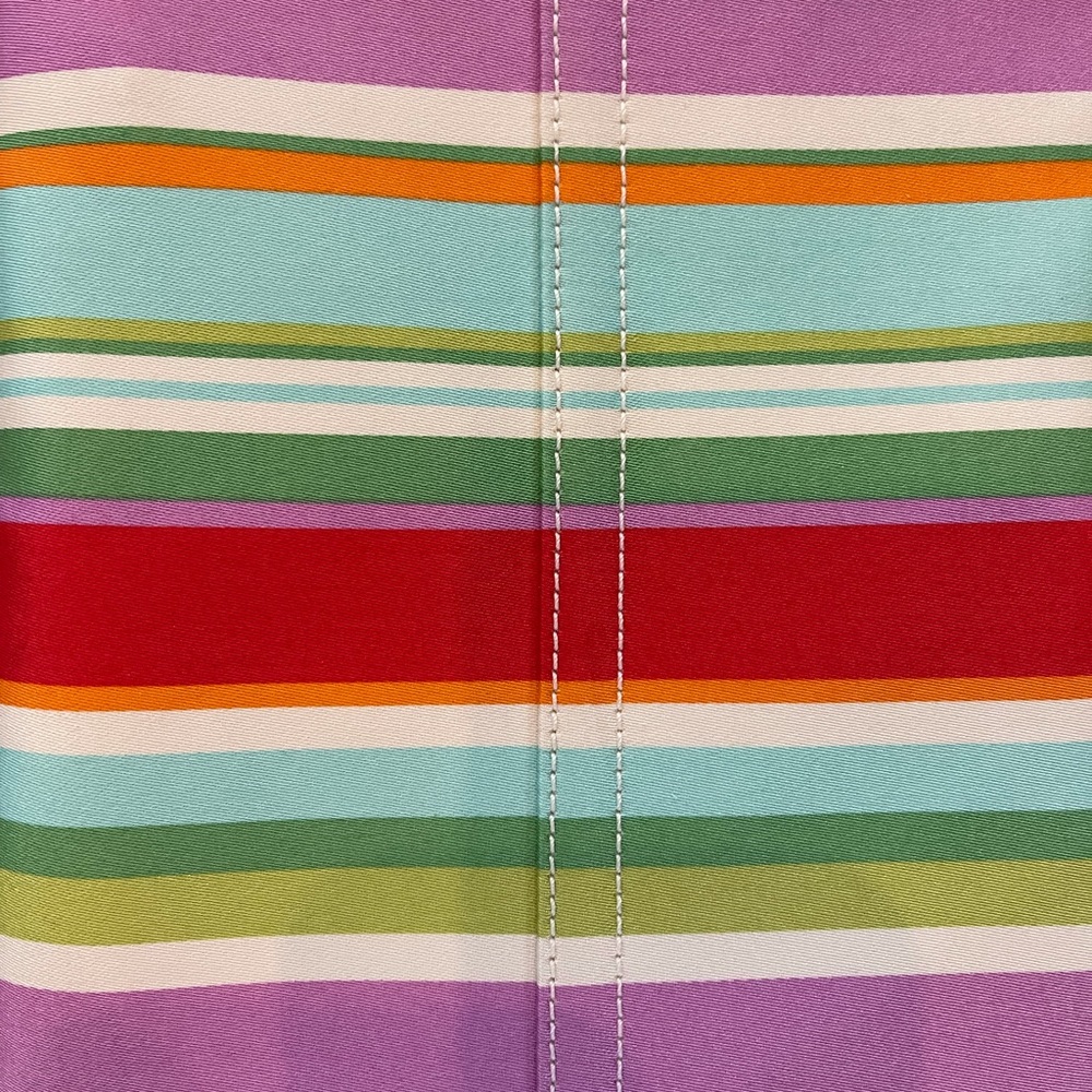 COACH Crossbody Muti Color Stripe Versatile Classic Preppy Adjustable - Picture 5 of 7